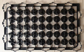 Газонная решетка черная 600х400х50