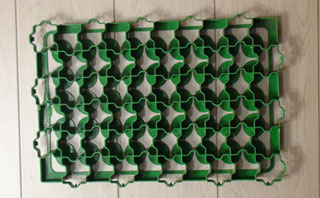 Газонная решетка зеленая 600х400х50