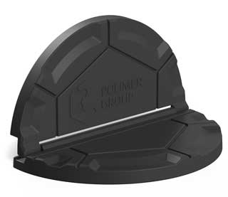 Крышка колодца складная чёрная Роса