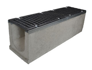 Лоток водоотводный бетонный серии Super D400 (до 40 тонн) 1000x290x310