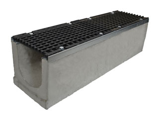 Лоток водоотводный бетонный серии Super Е600 (до 60 тонн) 1000x290x280