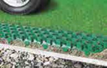 Пример использования газонной решетки GidroLica для экопарковок